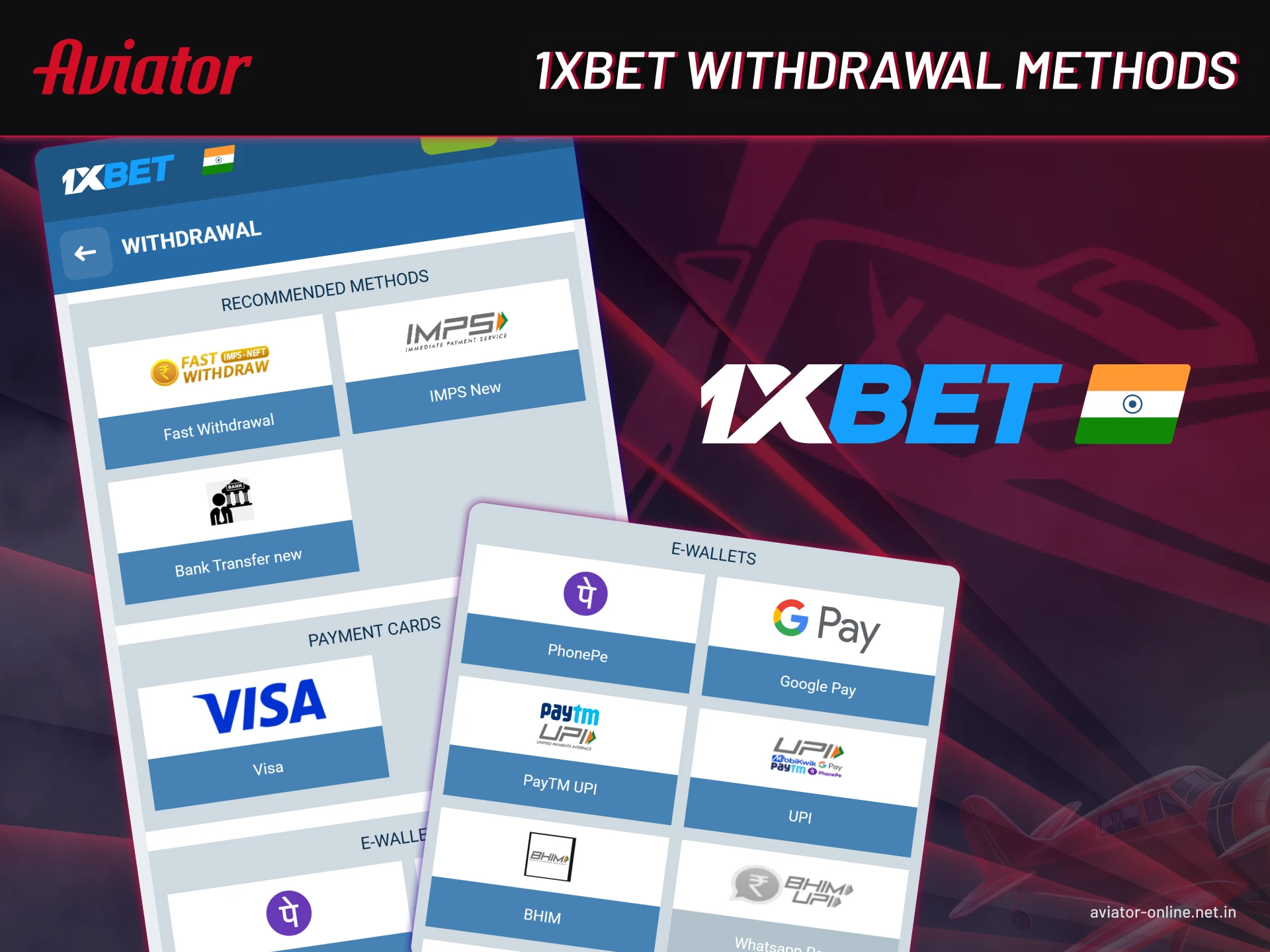Learn everything about withdrawing funds on 1xBet.