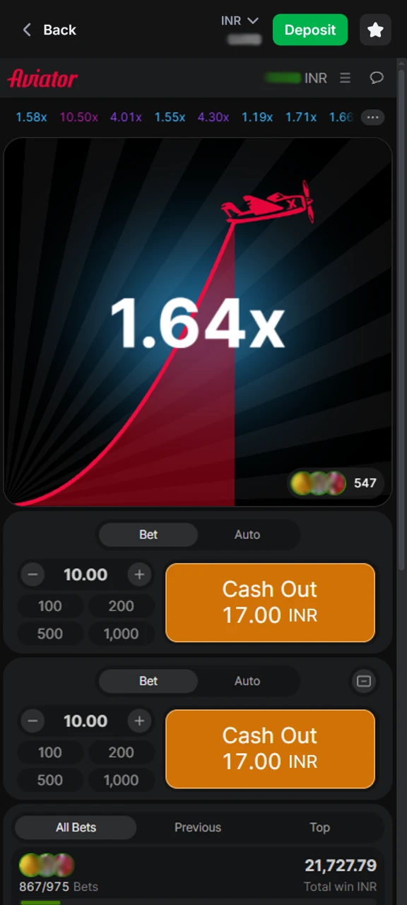 Convenient cash out.