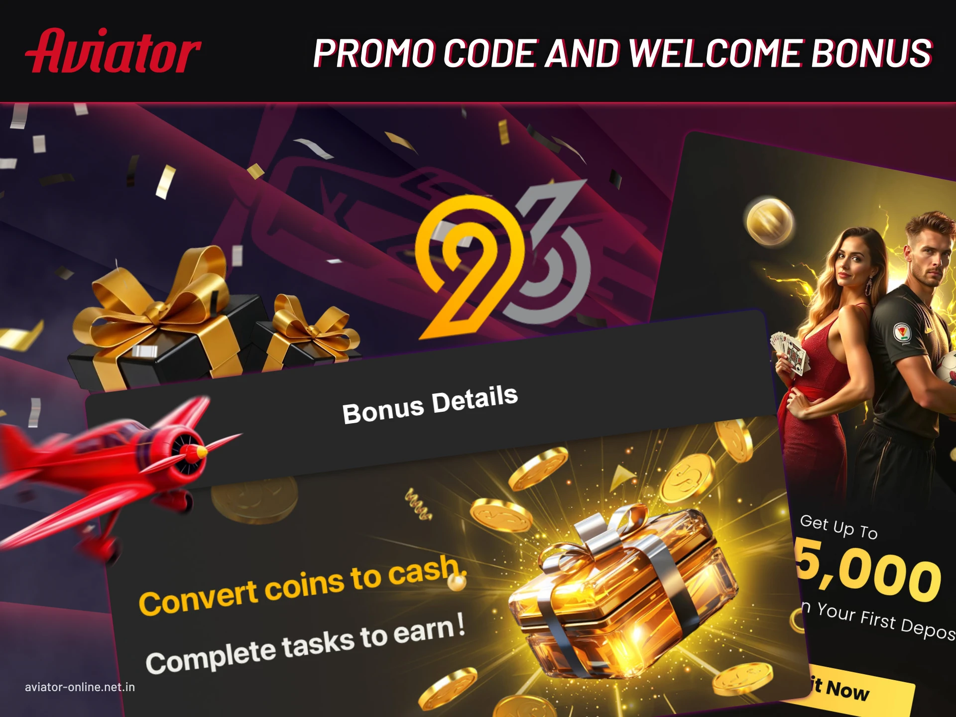 Get exclusive 96In promo codes for the Aviator game.