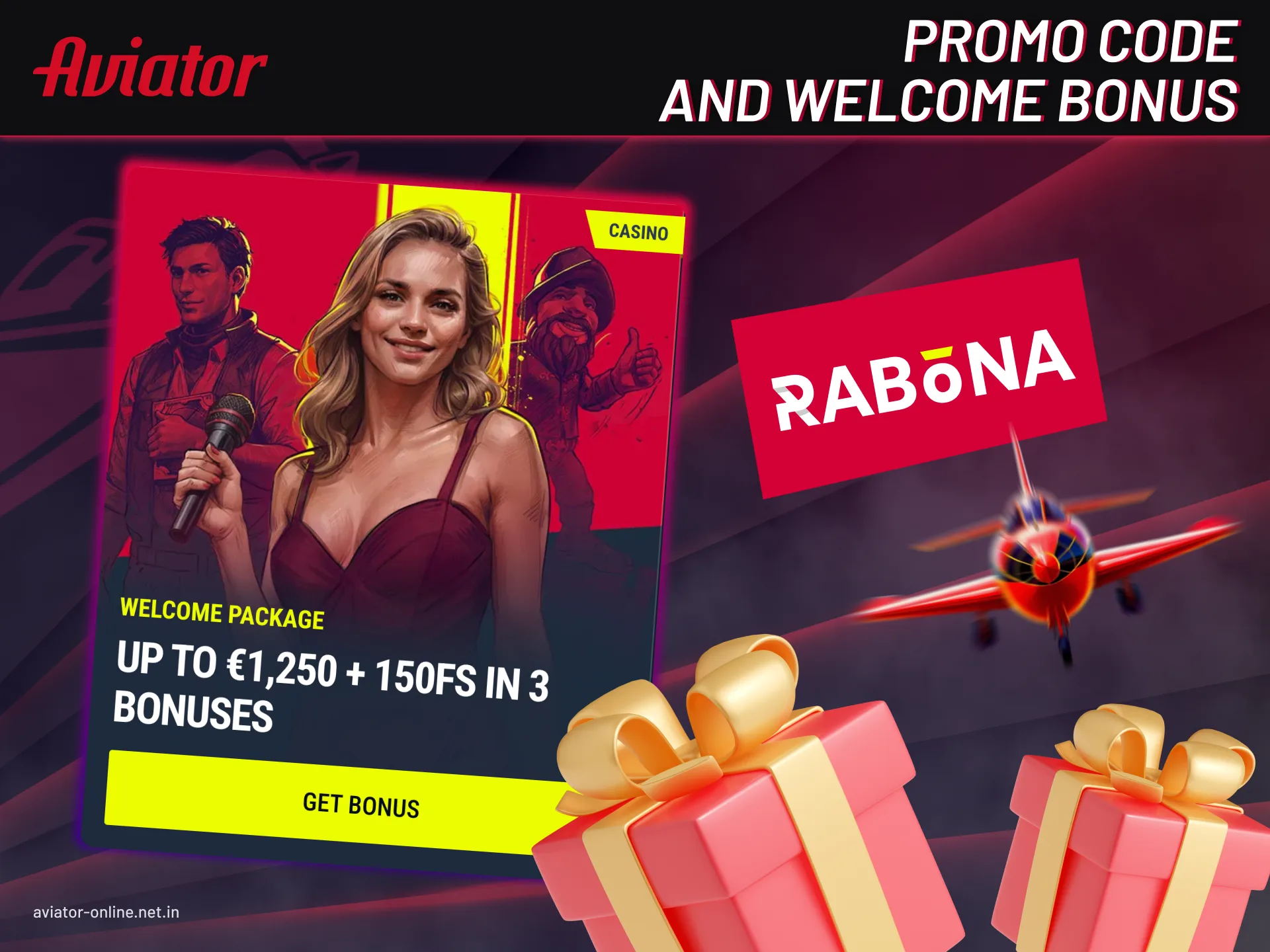 You can get exclusive bonuses after registering on Rabona.
