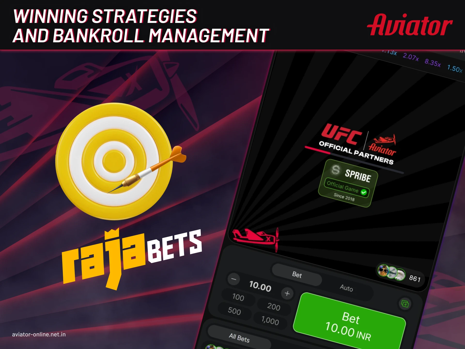 Use proper money management and proven techniques on Rajabets.