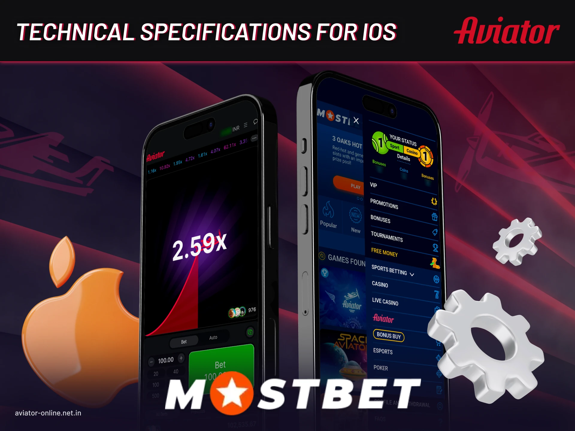 Mostbet iOS app technical requirements for iPhone and iPad.
