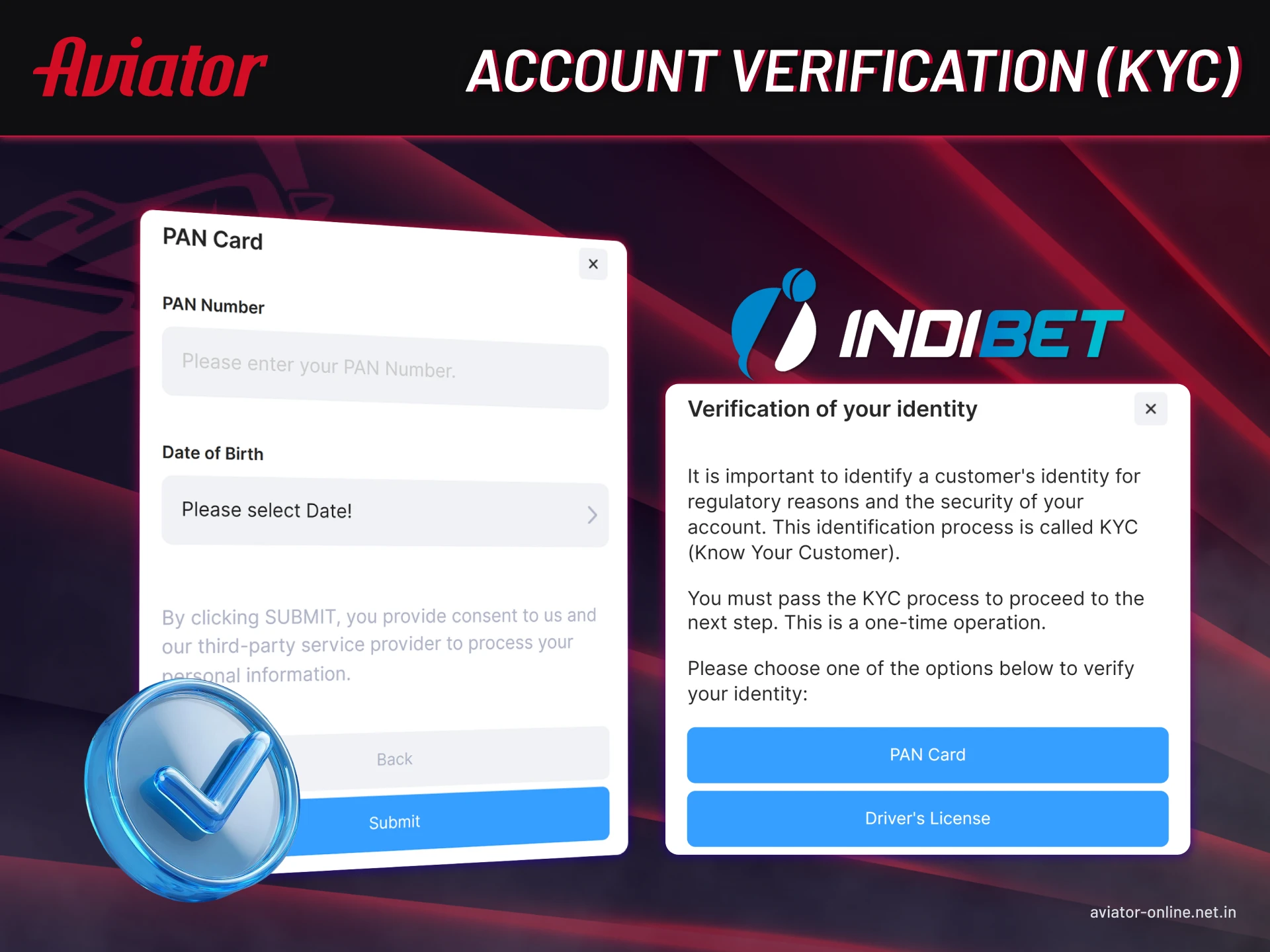 How to verify your Indibet account in India for safe casino and sports betting.