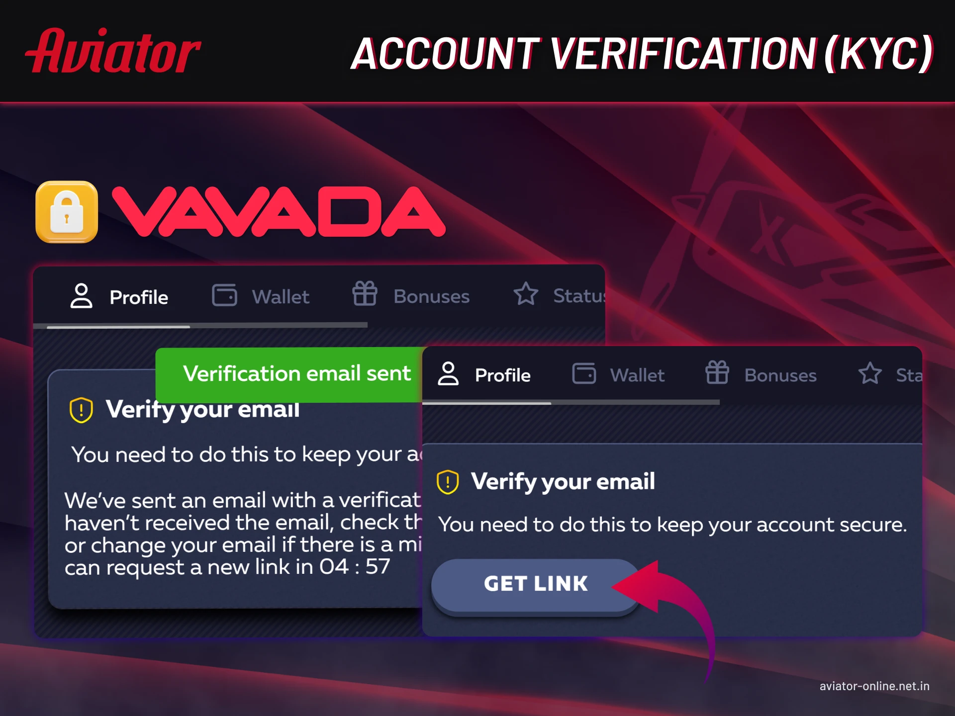 Verify your Vavada account to access full features and secure gameplay.