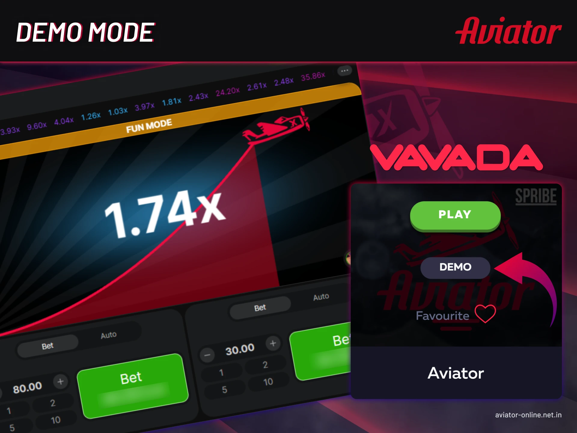 Play Vavada Aviator in demo mode for safe, risk-free practice and learning game mechanics in India.