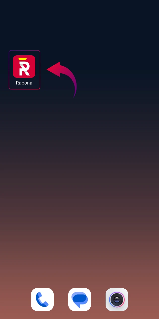 Opening Rabona Aviator app, logging in, and starting gameplay on mobile.