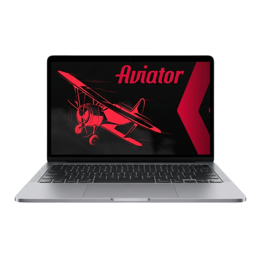 Illustration of Aviator Predictor software on a laptop and phone, showing flight multipliers for online casino players in India