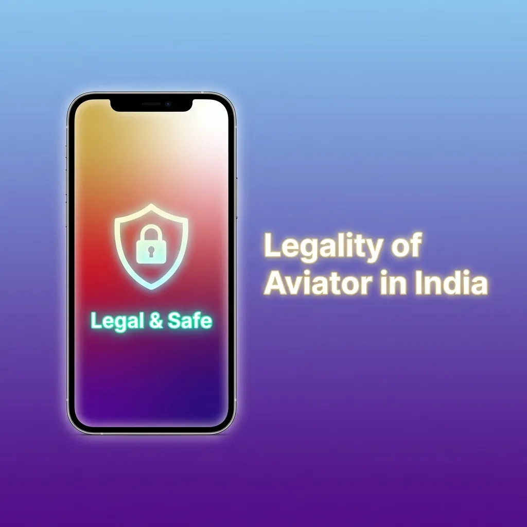 Infographic explaining Aviator’s legal status in India, licensing by Curacao/MGA, and tips for safe, regulated online play