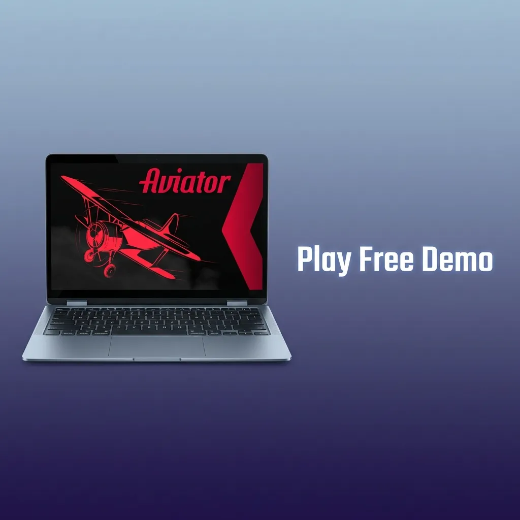 Aviator game demo screen on desktop and mobile, showing betting interface, multiplier curve, and practice play options