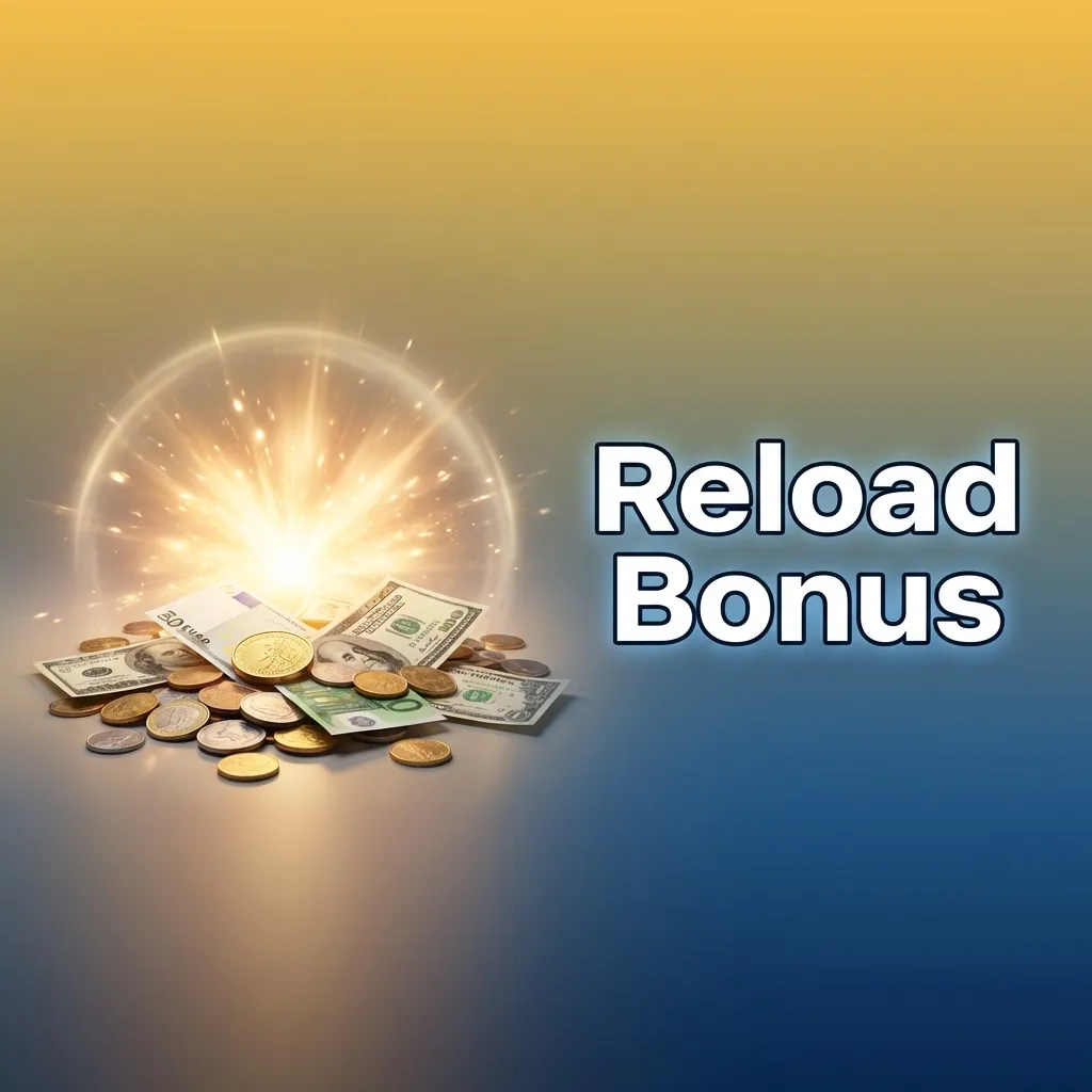 Illustration for a casino reload bonus, showing recurring deposits supporting regular Aviator game play at medium stakes