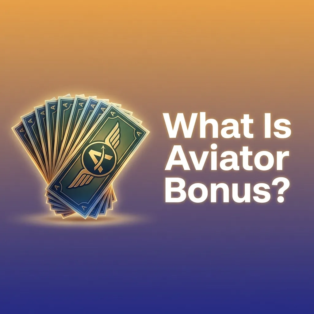 Illustration of Aviator casino bonus with coins, bonus chips, and text explaining welcome offers, free bets, and wagering rules