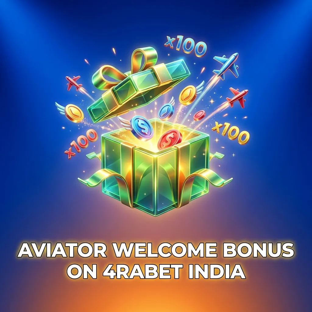 4rabet India Aviator promo banner showing 200% casino welcome bonus up to ₹20,000 for new players