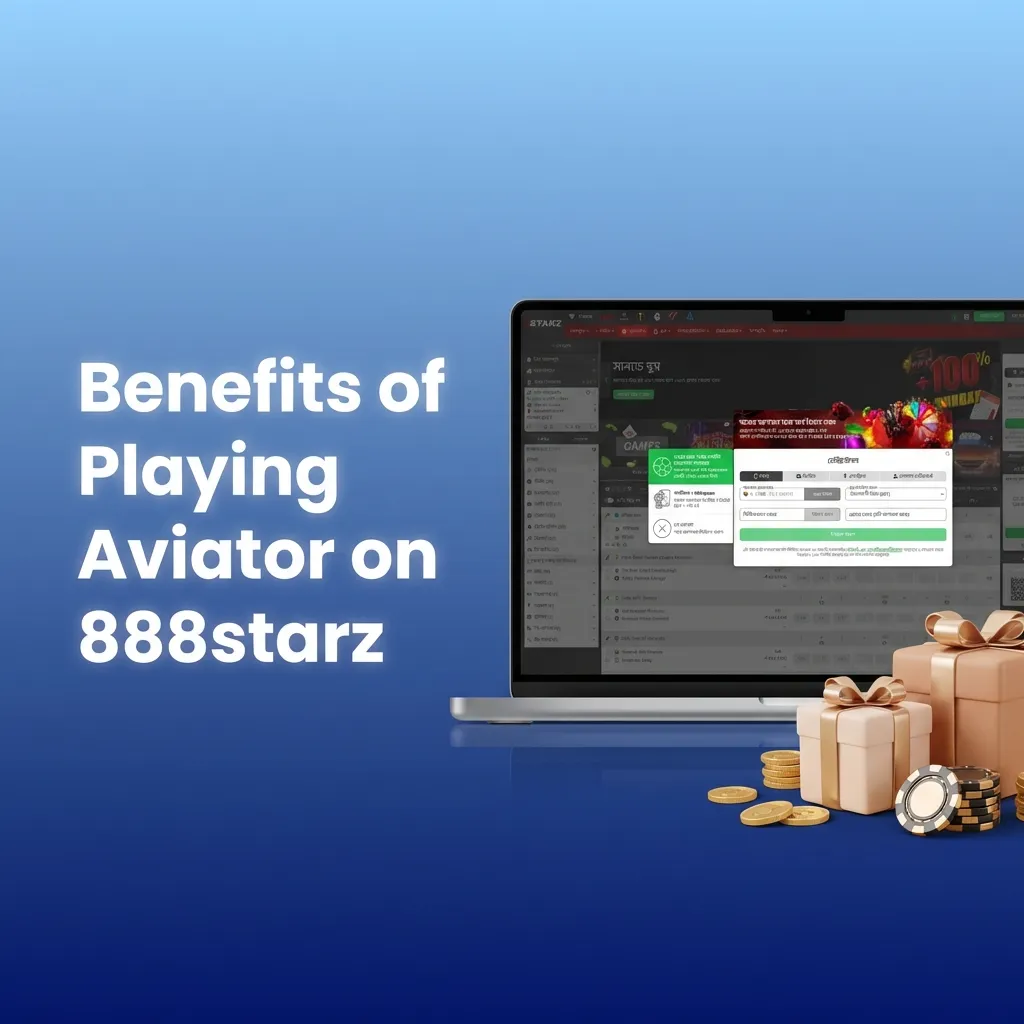 Infographic titled “Benefits of Playing Aviator on 888starz” highlighting high RTP, live stats, auto cash out, and fast INR payments