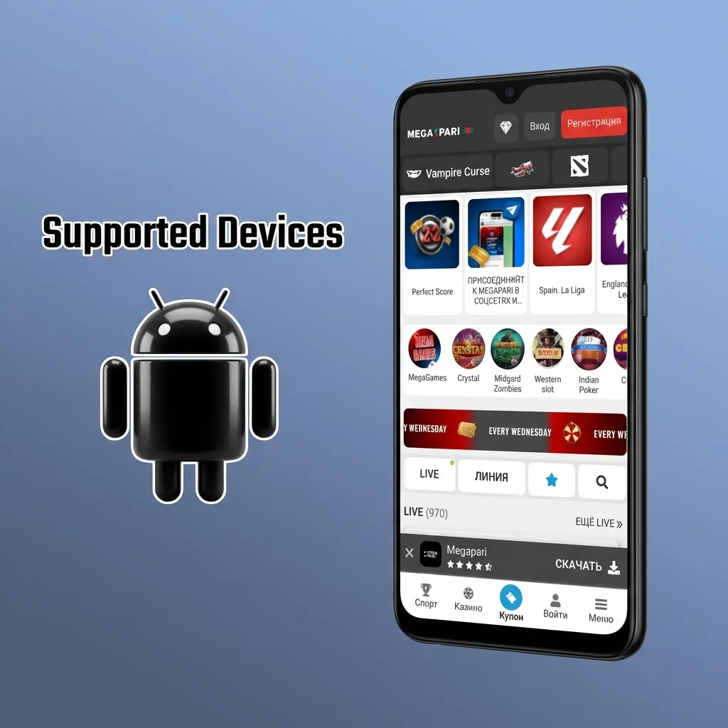 Chart of supported Apple devices for smooth MegaPari Aviator PWA use, listing iPhone 11–15, SE, and recent iPads
