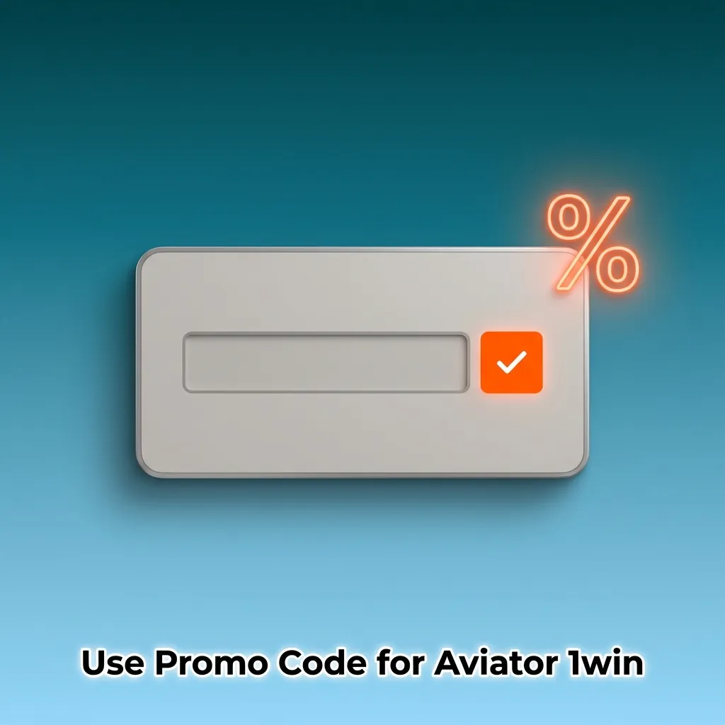 Aviator 1win signup screen highlighting promo code field with text “Use promo code AVINWIN” for extra casino bonuses