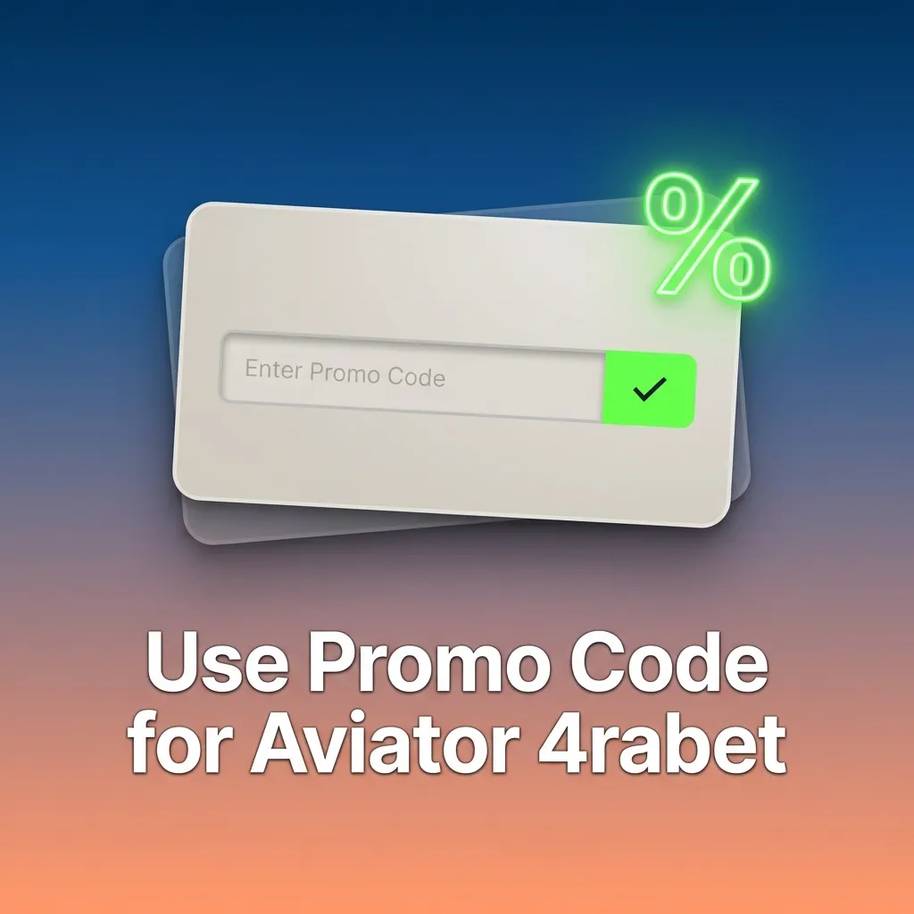 Banner promoting Aviator 4rabet: “Use promo code AVIATOR4RA for extra value on your first deposit”