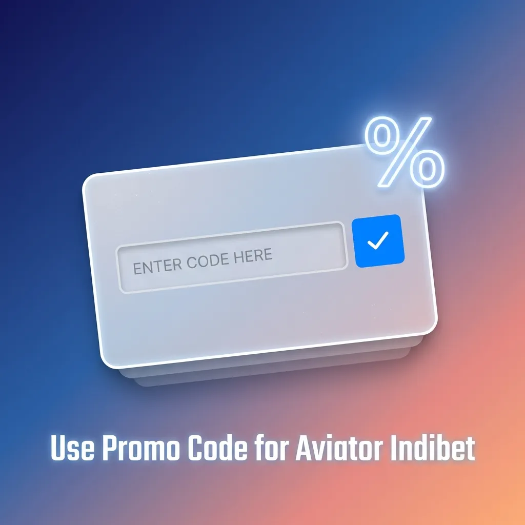 Promo banner for Aviator Indibet showing promo code AVIATOR250 and where to enter it in the app before deposit