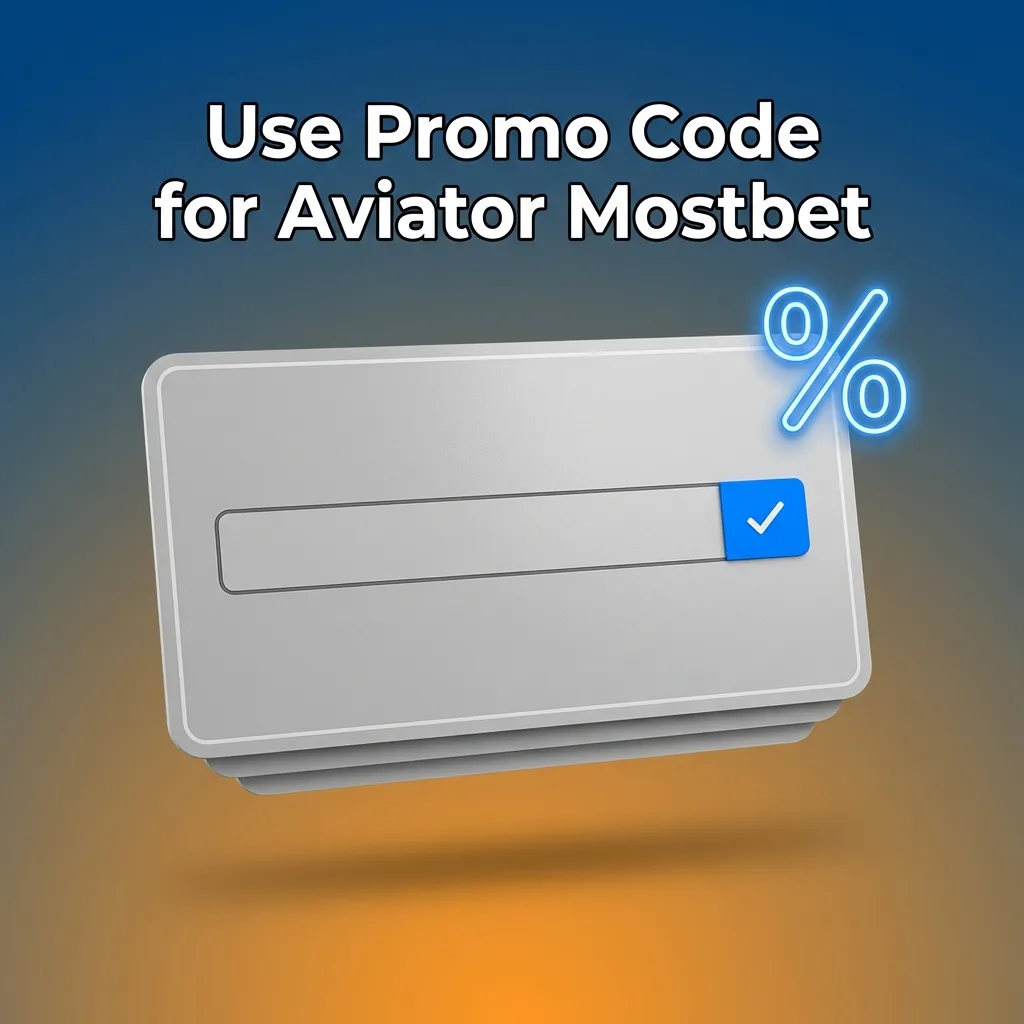Graphic showing “Use Promo Code AVIATOR2024 on Mostbet” with a promo field and registration form highlighted